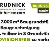 RUDNICK bietet LAGEPERLE + BAUGENEHMIGUNG: 7000 qm Baugrd. - ggf. teilbar in 3 Einheiten PROV.FREI - Wunstorf Steinhude