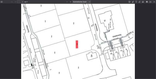 Lageplan Flurstück - 
