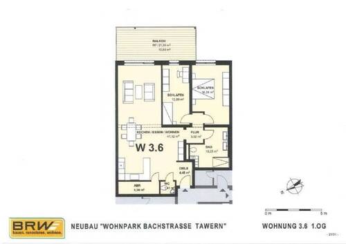 Bild 4 - Etagenwohnung mit 110,70 m&sup2; in Tawern zum Kaufen
