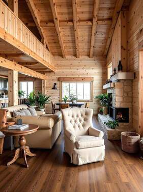 Wohnbereich Einrichtungsbeispiel - 