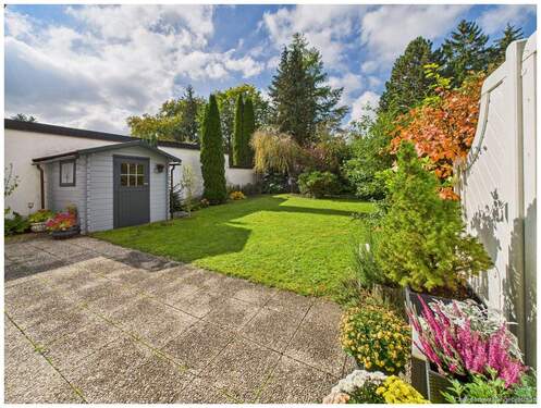 Terrasse mit Garten - 2 Zimmer Terrassenwohnung zum Kaufen in München