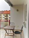 Balkon Ausblick zum Innenhof - 