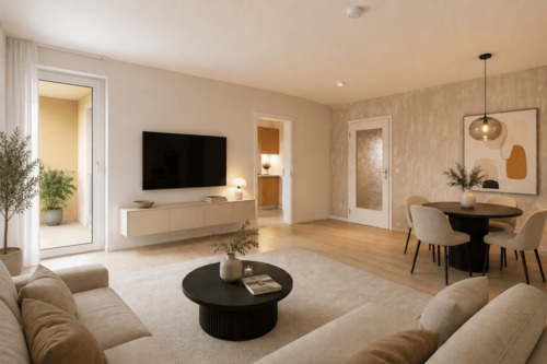 Wohnzimmer KI - Beispielbild - 