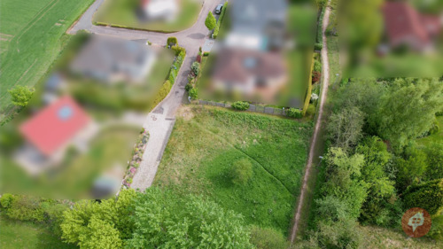Drohnenansicht - Grundstück zum Kaufen in Wisch