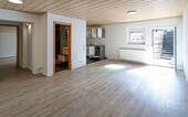 Wohnen + Essen - Zu vermieten: Attraktive 3-Zimmer Souterrain-Wohnung in Ulm-Eggingen.