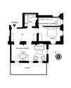 Grundriss Wohnung 2 - 