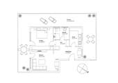 Grundriss - 2 Zimmer Etagenwohnung zum Kaufen in Unterhaching
