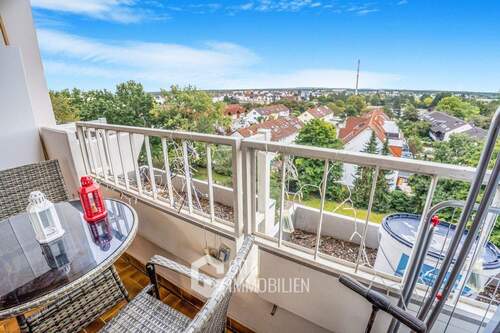 Balkon - 2-Zimmer-Wohnung mit großem Balkon in Top-Lage von Rodgau