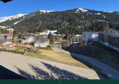 Ausblick Balkon 1 - 3 Zimmer Etagenwohnung in Oberstdorf