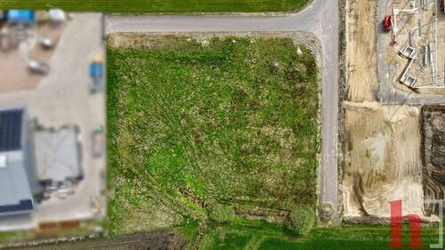 Luftaufnahme Gewerbegrundstück - Büro in Steinfeld (Oldenburg) zur Miete