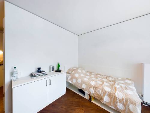 Schlafbereich - 1 Zimmer Etagenwohnung in München