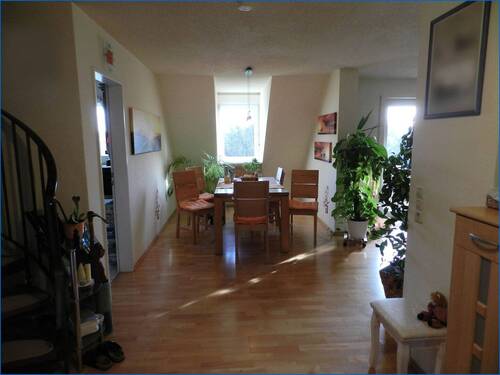 Blick zum Essbereich - Etagenwohnung mit 112,00 m² in Radolfzell am Bodensee zum Kaufen