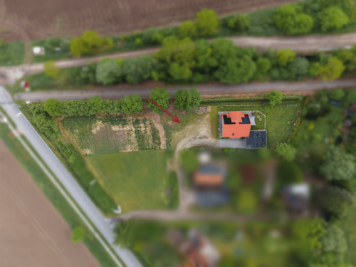 Luftansicht - Attraktives Baugrundstück in ruhiger Dorfrandlage von Betzendorf