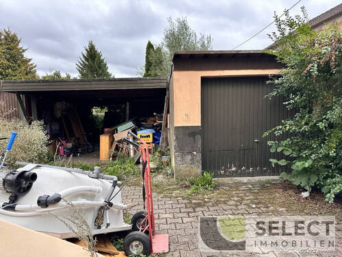 Sicht auf Garage - 