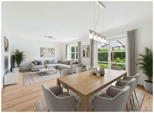 Sanierungs-Einrichtungsvorschlag Wohnzimmer - 