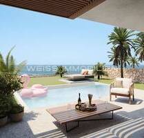 Luxuswohnung mit Garten, Schwimmbad und Panoramameerblick an der Costa Adeje - Teneriffa