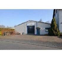 Hallen mit gr. Bürohaus + Wohnung + Lager an der Landesgrenze in RLP zu NRW. Nähe Hennef A3 - Buchholz Mendt