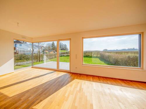 Wohnzimmer - 5 Zimmer Doppelhaushälfte zur Miete in Schondorf am Ammersee