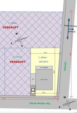 Parzelle mit Maßen - Grundstück zum Kaufen in Groß-Umstadt