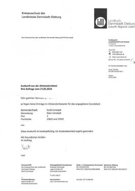 Altlastenbescheid - 
