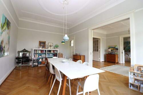 Esszimmer - 7 Zimmer Etagenwohnung in Hamburg / Ottensen