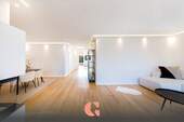 Wohn- und Essbereich - Erstbezug nach Sanierung - Dachterrassenwohnung mit Luxus, Licht & Lebensqualität