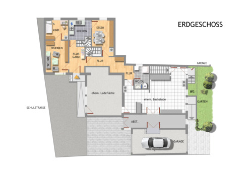 Erdgeschoss - Einfamilienhaus mit 137,60 m&sup2; in Langenenslingen zum Kaufen