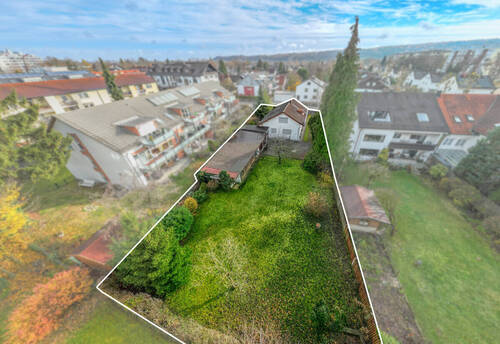 Drohnenaufnahme Grundstück - Einfamilienhaus mit 273,00 m&sup2; in Fürstenfeldbruck zum Kaufen