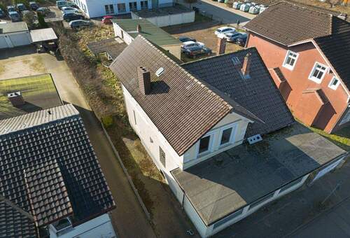 Baugrundstück mit vorliegender Baugenehmigung - 