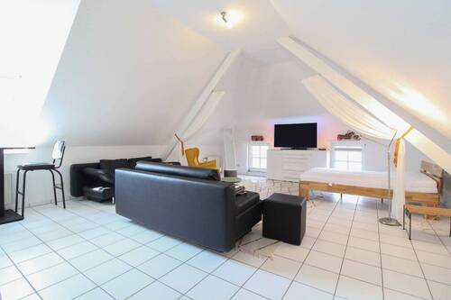 Wohnzimmer - 1 Zimmer Einfamilienhaus in Krefeld