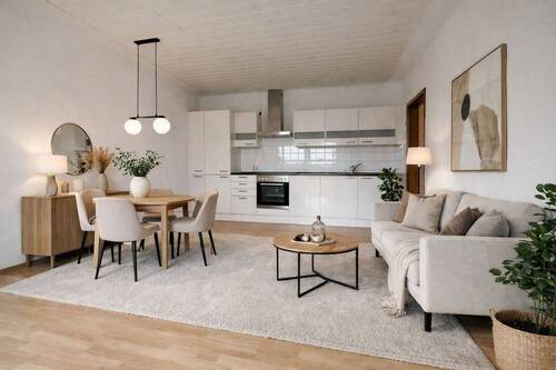 Wohn-Essbereich KI-generiert - 