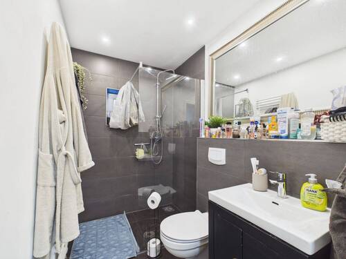 Badezimmer - Etagenwohnung mit 69,20 m&sup2; in Lübeck / Sankt Gertrud zur Miete
