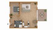 Grundriss Wohnung - 
