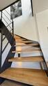 Offene Treppe Eiche/Stahl - 
