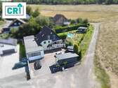 Außenansicht - Ihr Rückzugsort am Feldrand-Mehrfamilienhaus mit Garten, Pool und Sauna in Lohra-Kirchvers