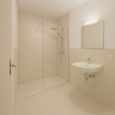 Badentwurf nach Sanierung - Etagenwohnung mit 100,00 m&sup2; in Sendenhorst zur Miete