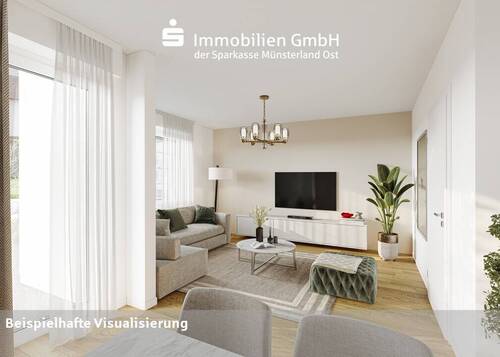 Wohn-/Esszimmer - 4 Zimmer Reihenmittelhaus in Beckum