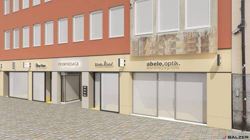 Eingang Annastraße - Repräsentative und moderne LadenGewerbefläche in historischer Umgebung zu mieten