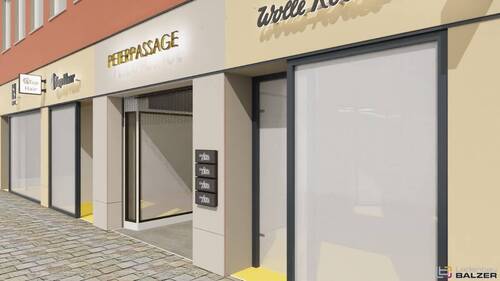 Eingang Annastraße - Gewerbeobjekt (Büro, Produktion, Verkauf) zur Miete in Augsburg