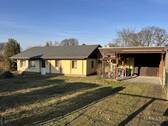 Grundstück von vorne mit Abrissobjekt - Grundstück zum Kaufen in Groß Kreutz (Havel)