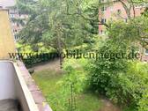 Balkonaussicht - 2 Zimmer Etagenwohnung in Hamburg
