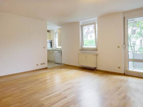 Wohnzimmer - 2 Zimmer Etagenwohnung zum Kaufen in Denzlingen