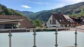 Aussicht Balkon - Etagenwohnung mit 85,80 m&sup2; in Todtnau zur Miete