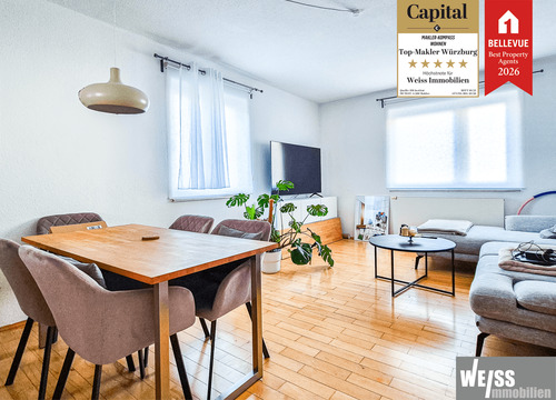 Wohnen - Zentral gelegene 3-Zimmer Wohnung mit Balkon