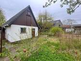Garten mit massiven Schuppen - 