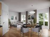 Wohnbereich - 4 Zimmer Einfamilienhaus in Bernau bei Berlin