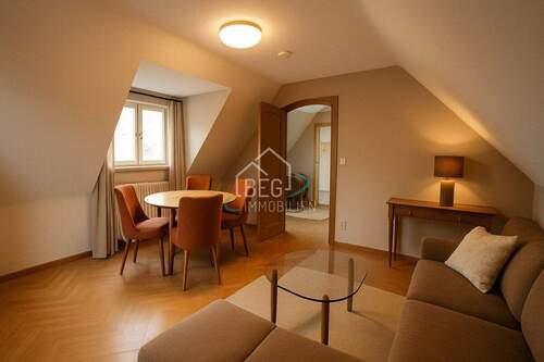 virtuell bearbeiteter Wohn-Essbereich - 