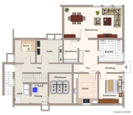 Keller - 6 Zimmer Einfamilienhaus zum Kaufen in Erlangen