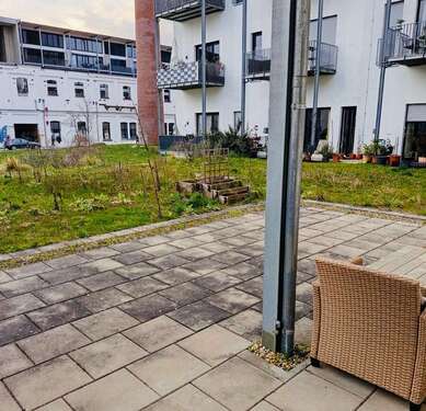 Terrasse und Garten - 2 Zimmer Terrassenwohnung zum Kaufen in Bamberg