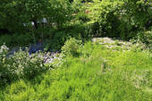 Mögliche Terrasse und Gartenbeet - 